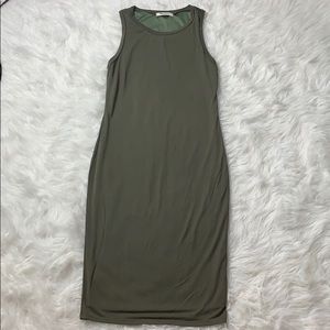 Mikey & Joey green midi dress